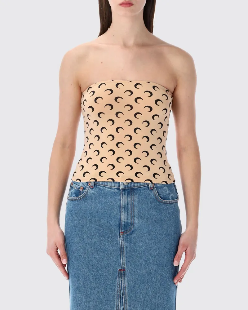 Marine Serre Top damen Schwarz