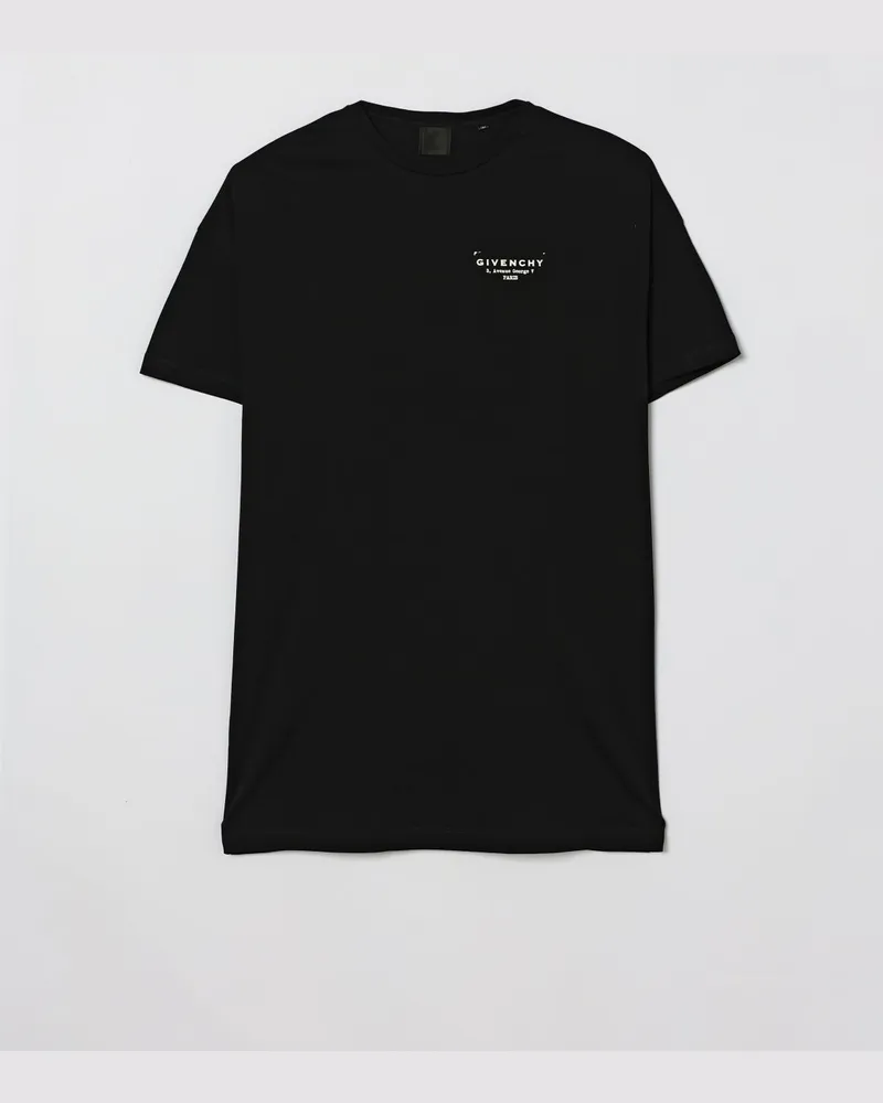 Givenchy Baumwoll-T-Shirt-Kleid Schwarz
