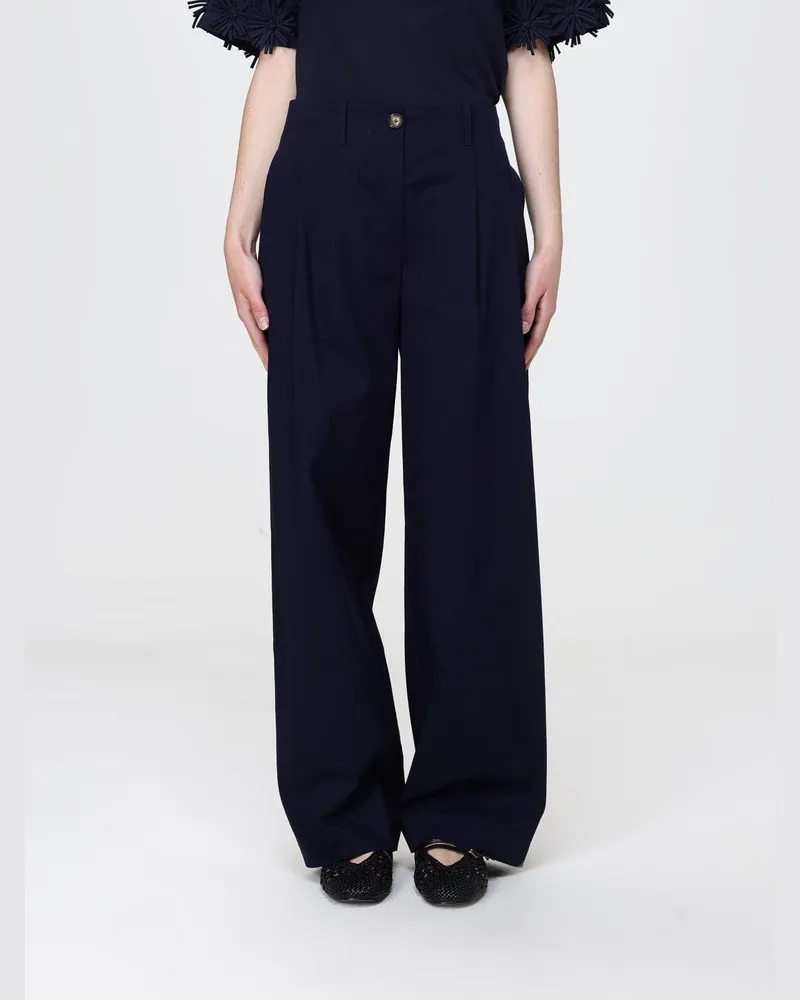 MEIMEIJ Klassische Hose aus Stretch-Baumwolle Blau