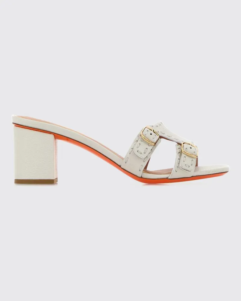 Santoni Sandalen mit absatz damen Weiß
