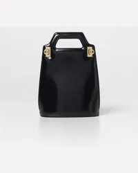 Ferragamo Schultertasche Schwarz