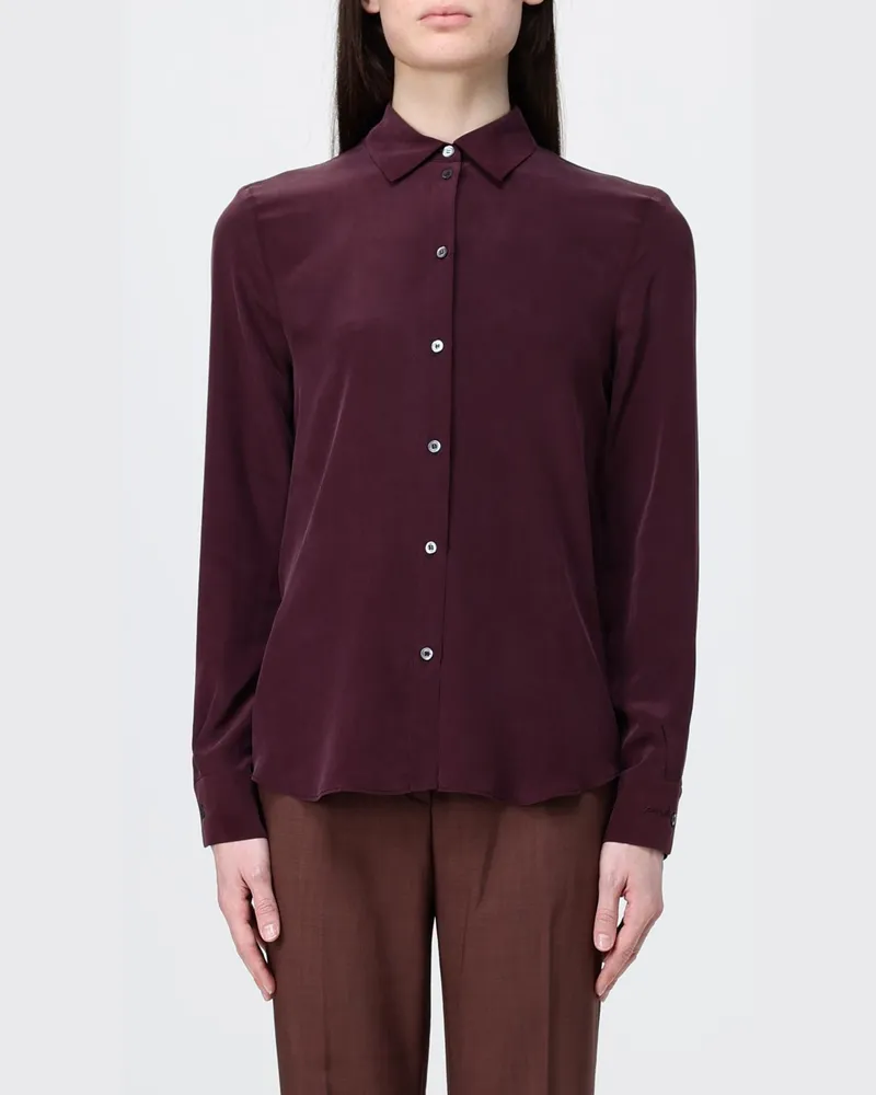 Pinko Hemdbluse damen Burgunderrot