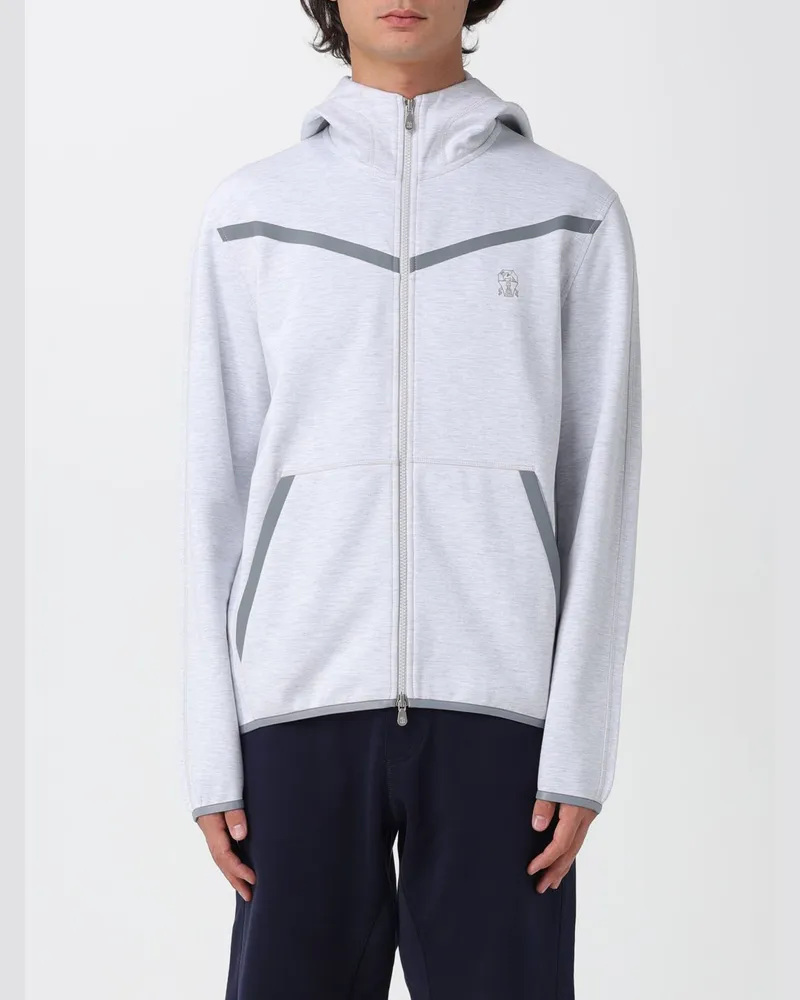 Brunello Cucinelli Sweatshirt herren Grau