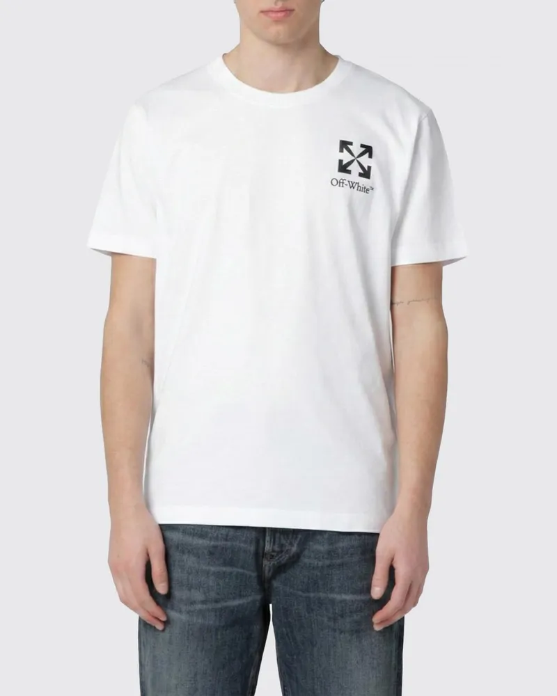 OFF-WHITE T-shirt herren Weiß