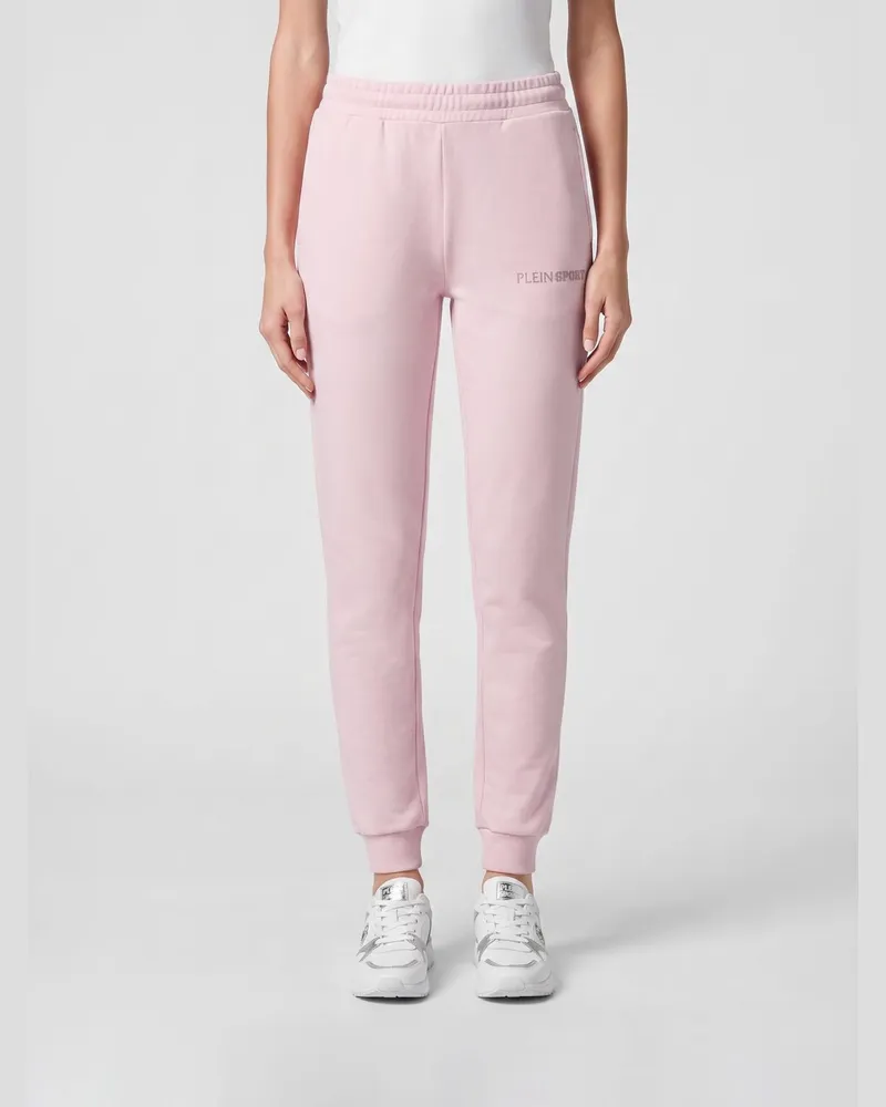 Philipp Plein Slim Fit Jersey-Jogginghose von mit elastischem Bund Fuchsia