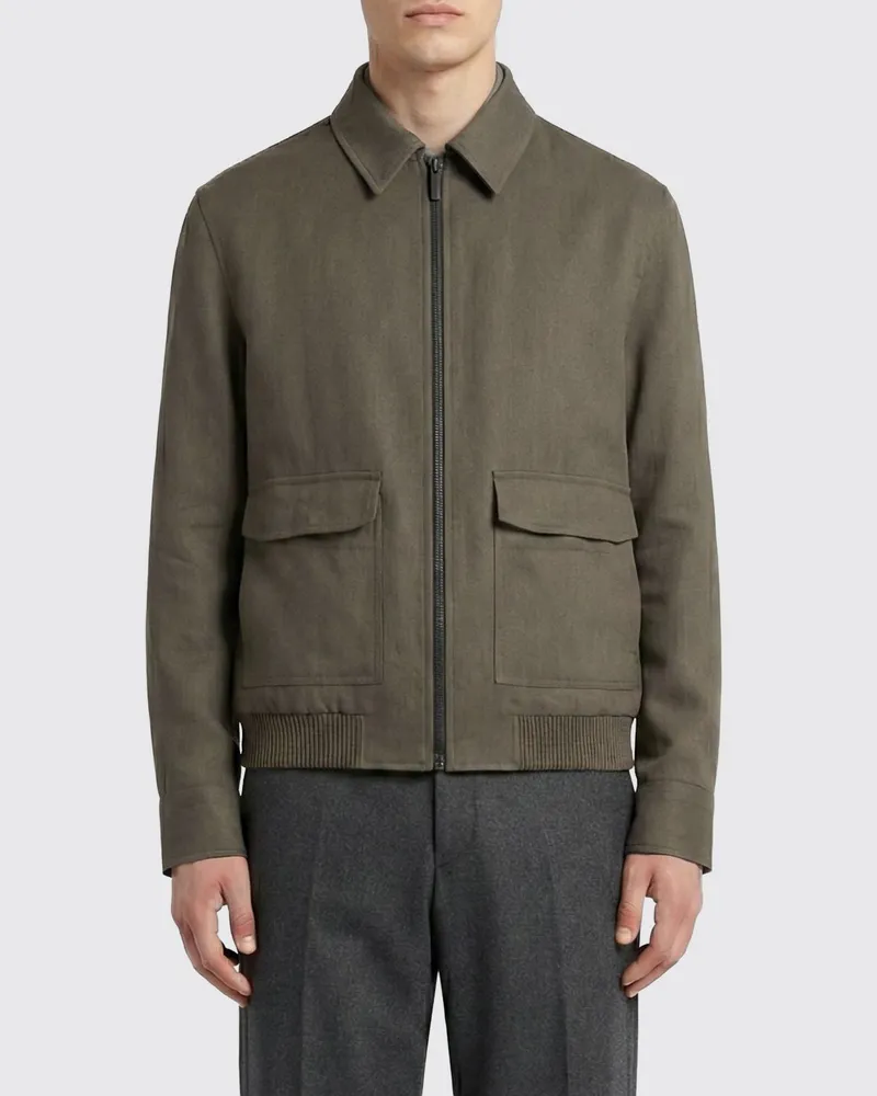 Brioni Hemd herren Kaki