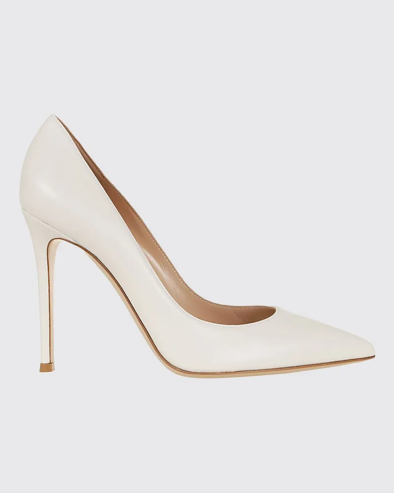 Gianvito Rossi Nappaleder-Pumps mit hohem Stilettoabsatz Weiß