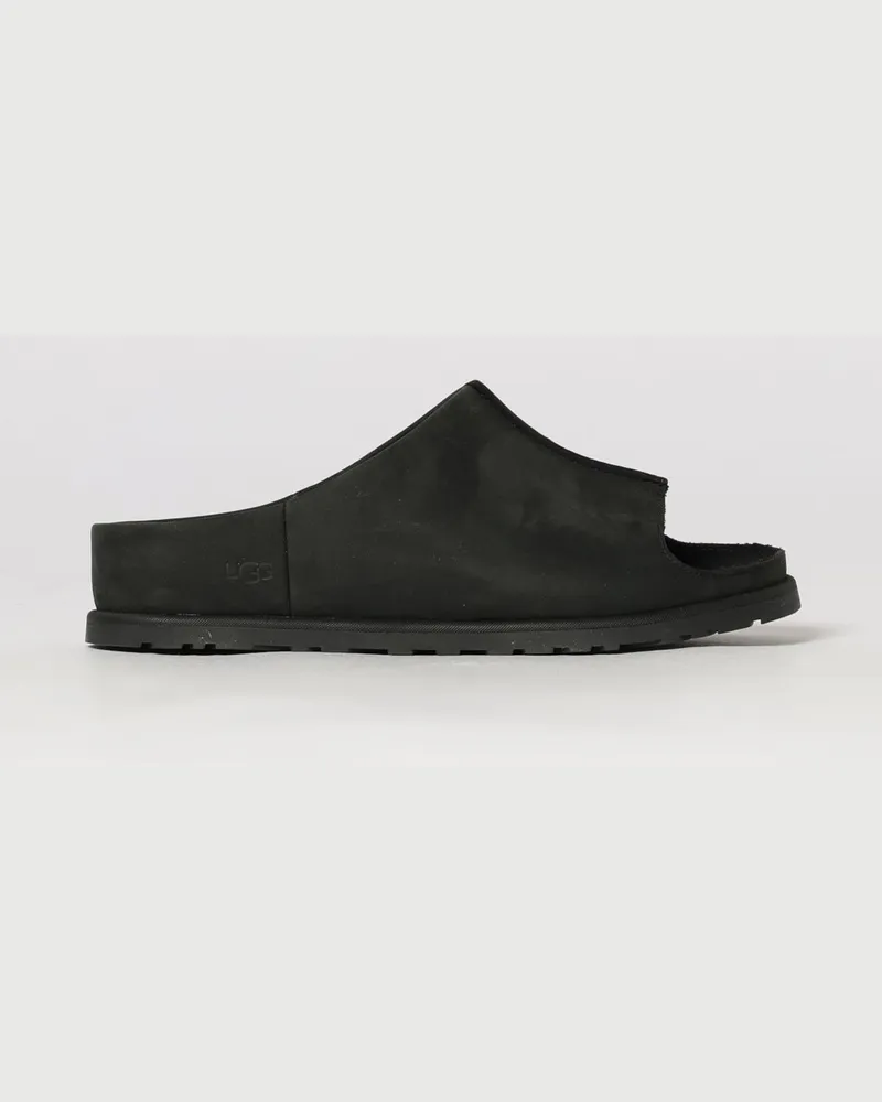 UGG Otzo Nubuk-Sliders Schwarz