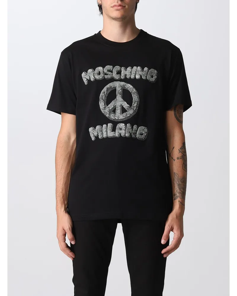 Moschino Herren T-Shirt Schwarz