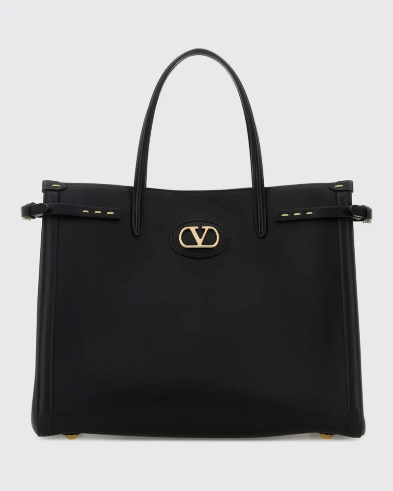 Valentino Garavani Antibes Handtasche aus Leder mit VLogo Signature Schwarz