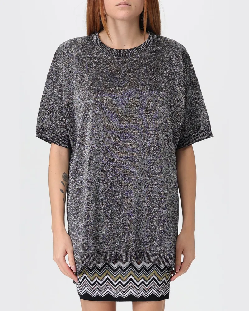 Missoni Strickjacke damen Silber