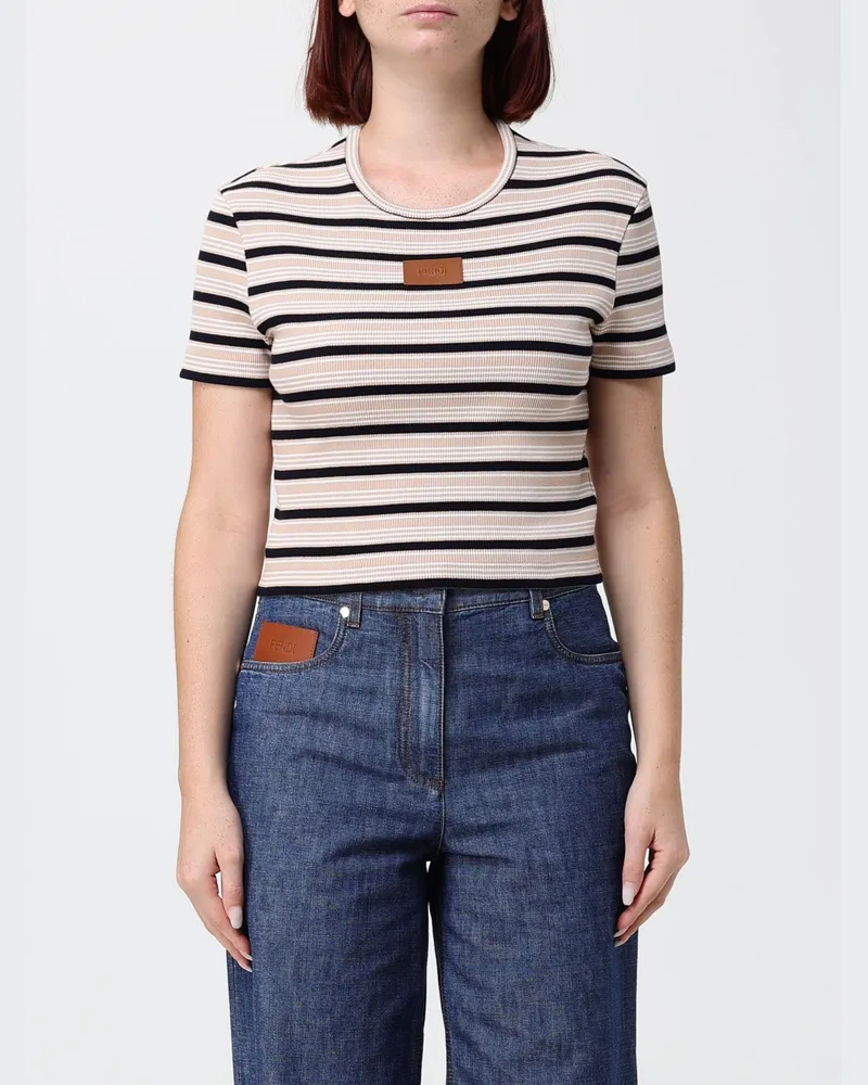 Fendi T-shirt damen Pink