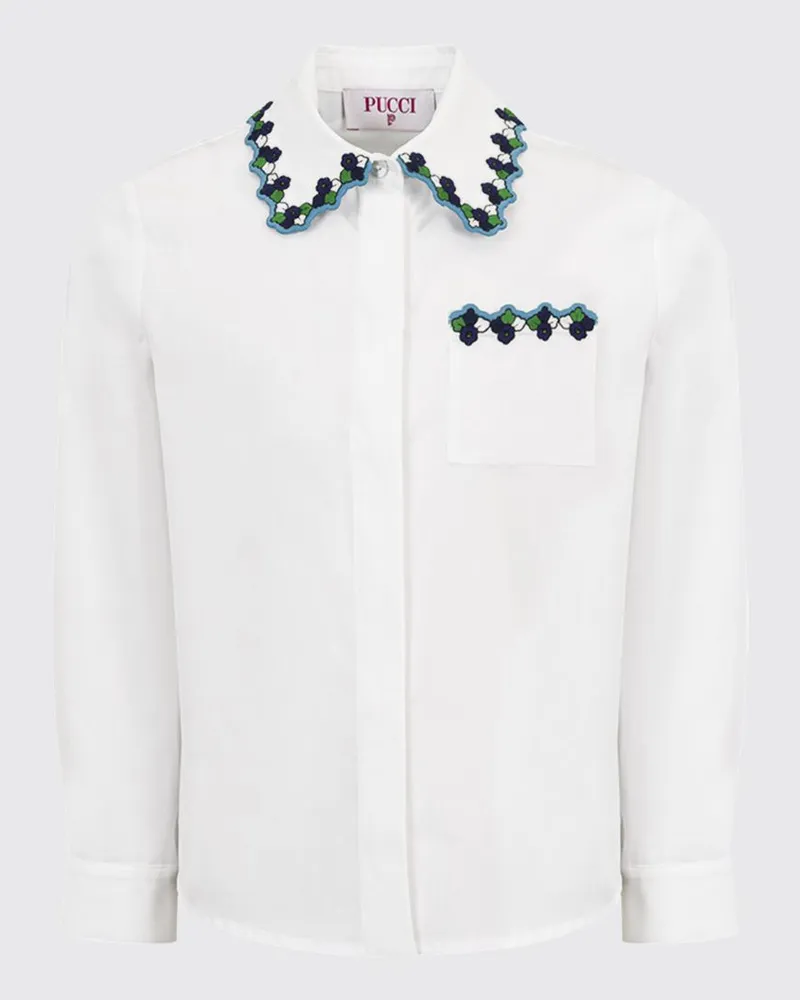 Emilio Pucci Pullover kinder Weiß