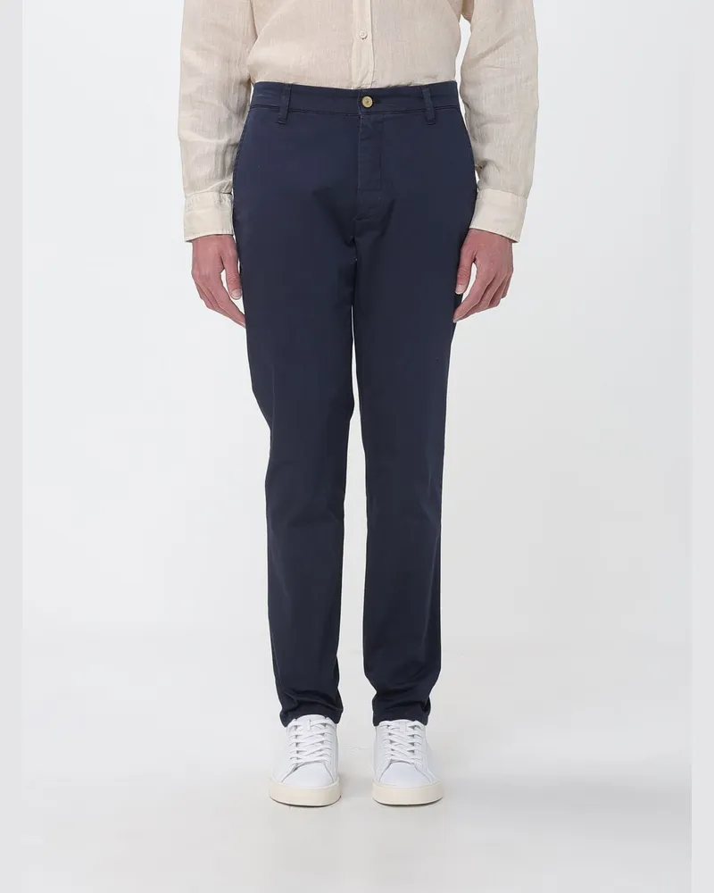 Jeckerson Chino-Hose aus Stretch-Baumwolle Navy