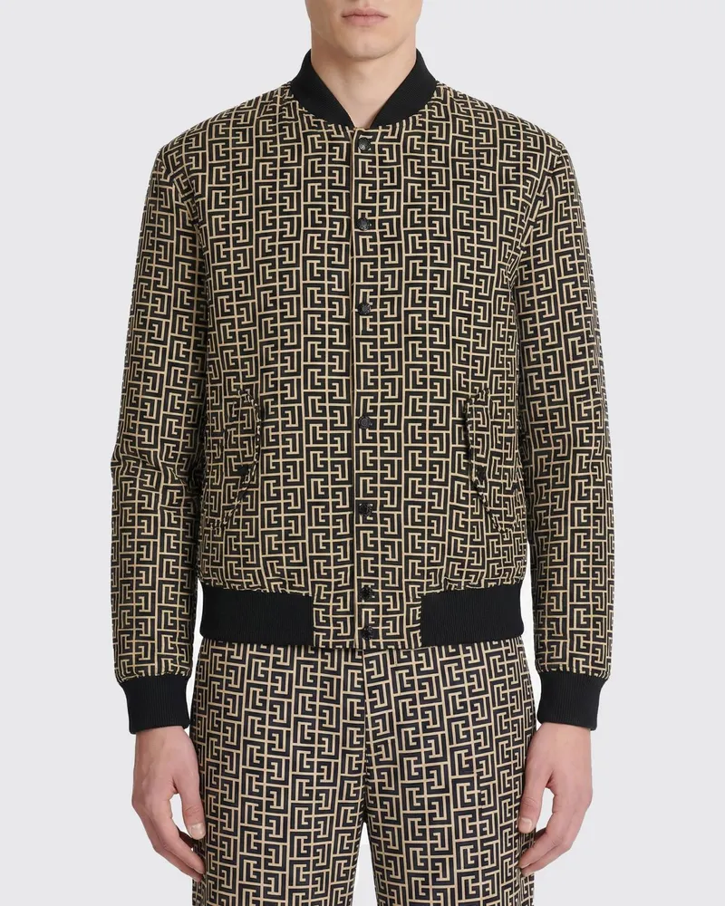 Balmain Jacke herren Schwarz