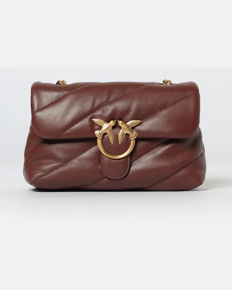 Pinko Schultertasche damen Burgunderrot