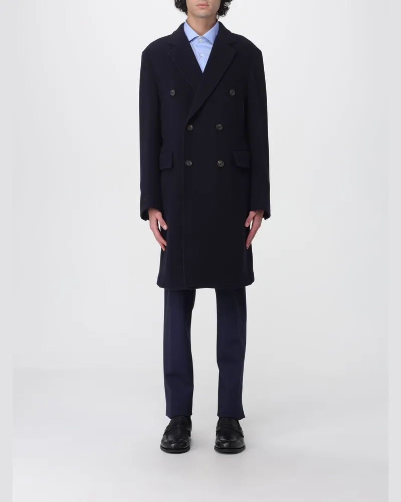 Eleventy Mantel herren Blau