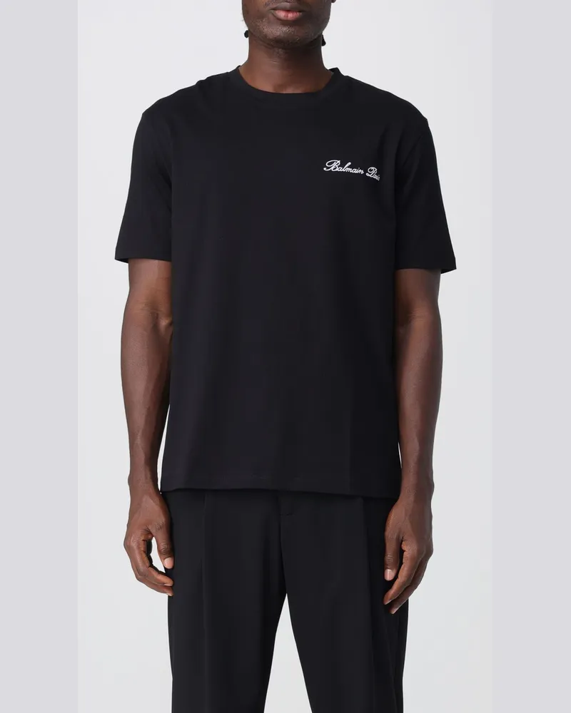 Balmain T-shirt herren Schwarz