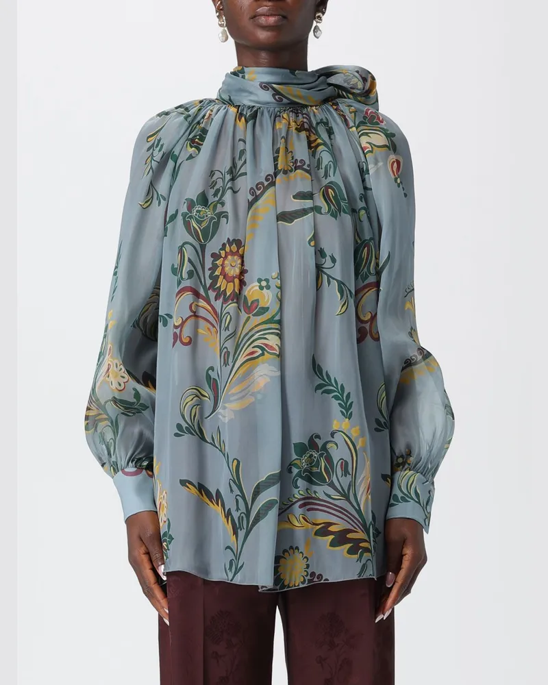 Etro Hemdbluse damen Hellblau
