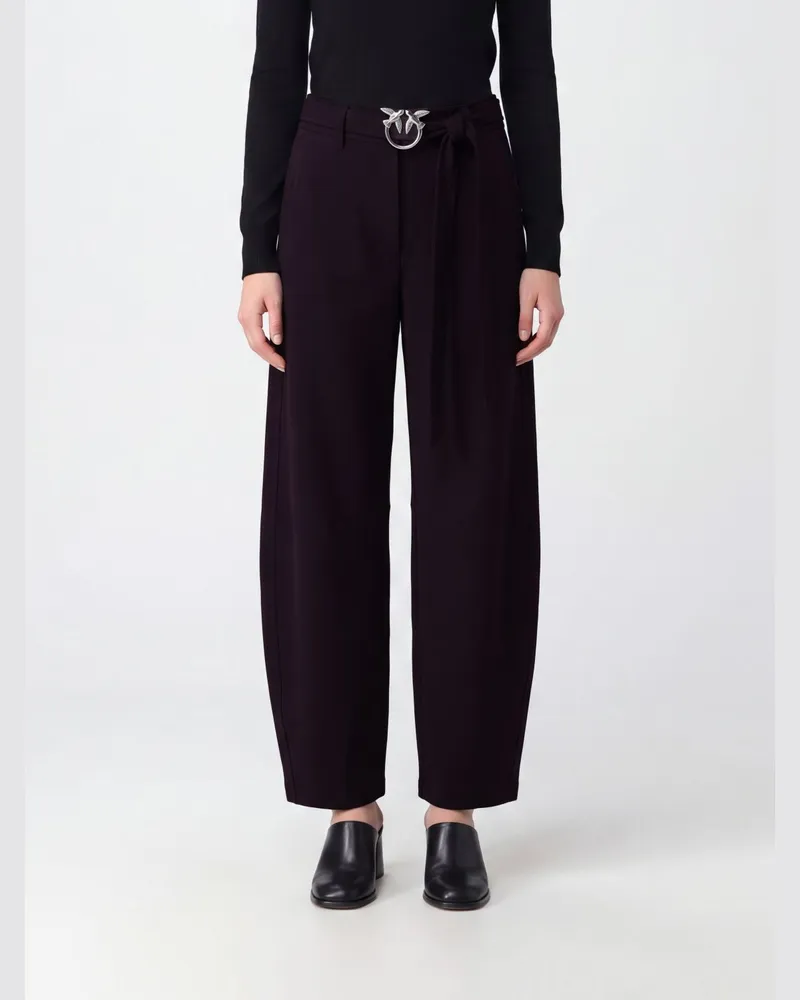 Pinko Hose damen Burgunderrot