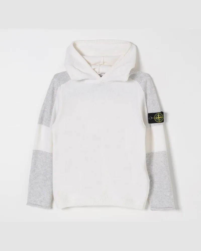 Stone Island Pullover kinder Weiß