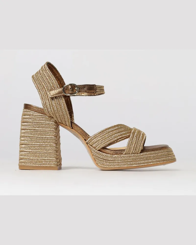 Castañer Flache schuhe damen Gold