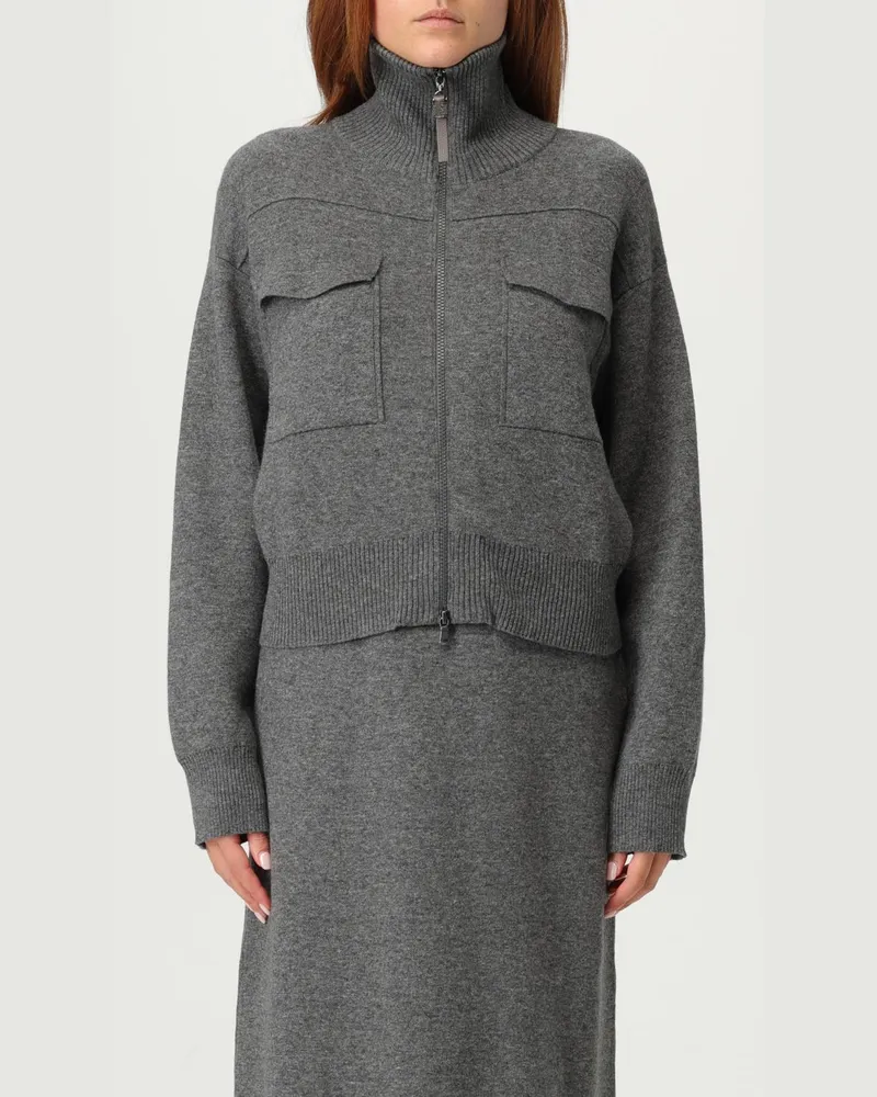 Brunello Cucinelli Strickjacke damen Grau