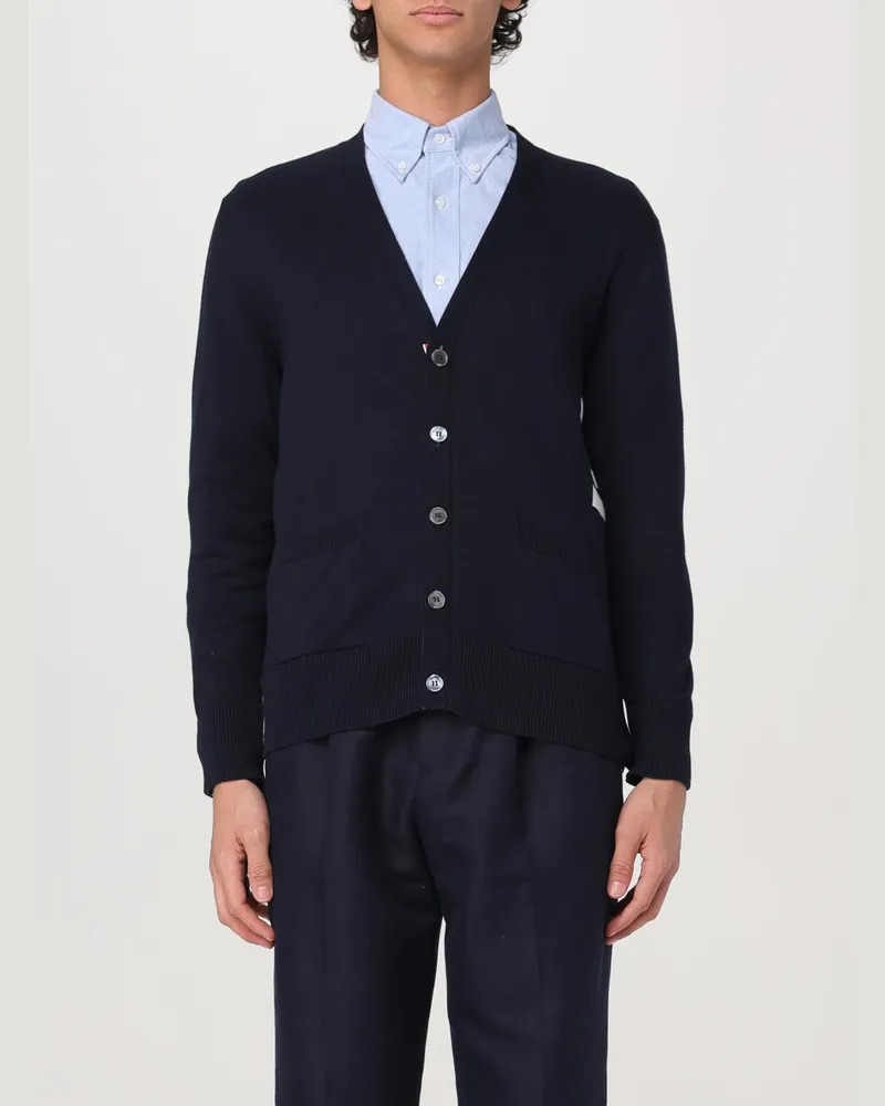 Thom Browne Strickjacke herren Blau