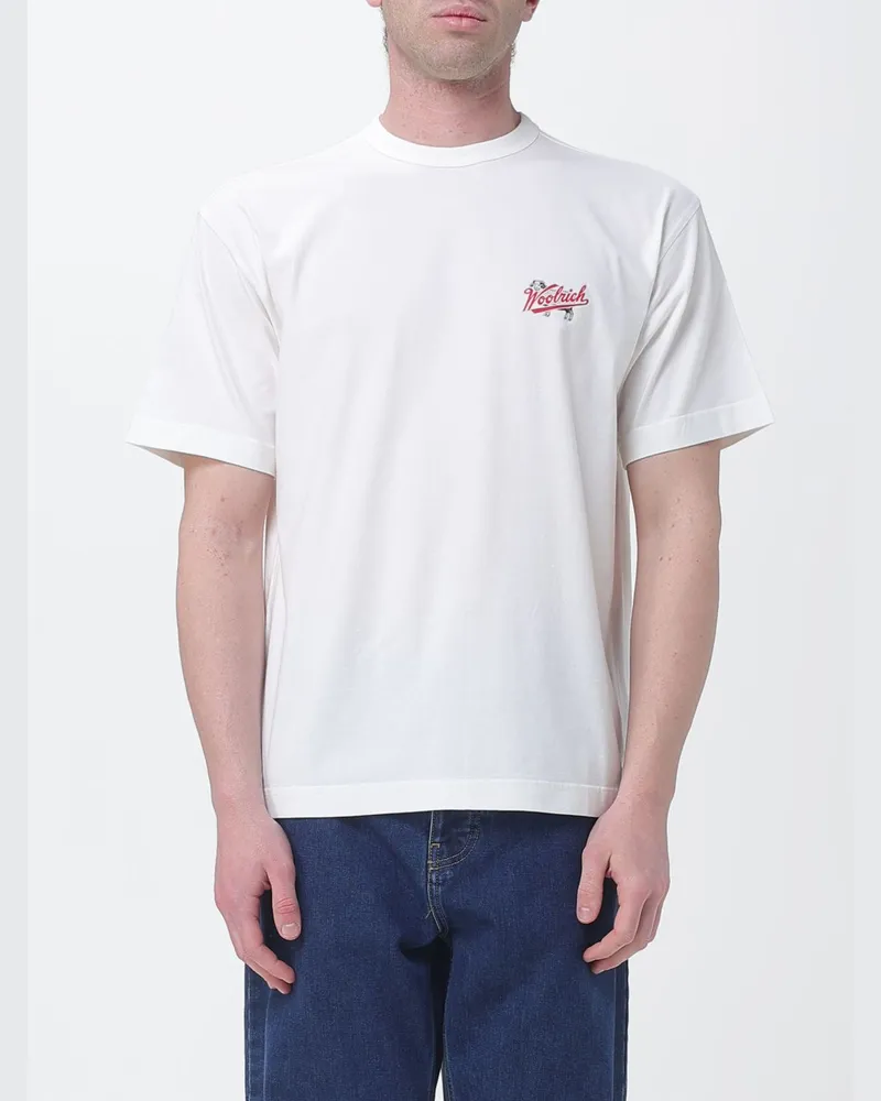 Woolrich T-shirt herren Weiß
