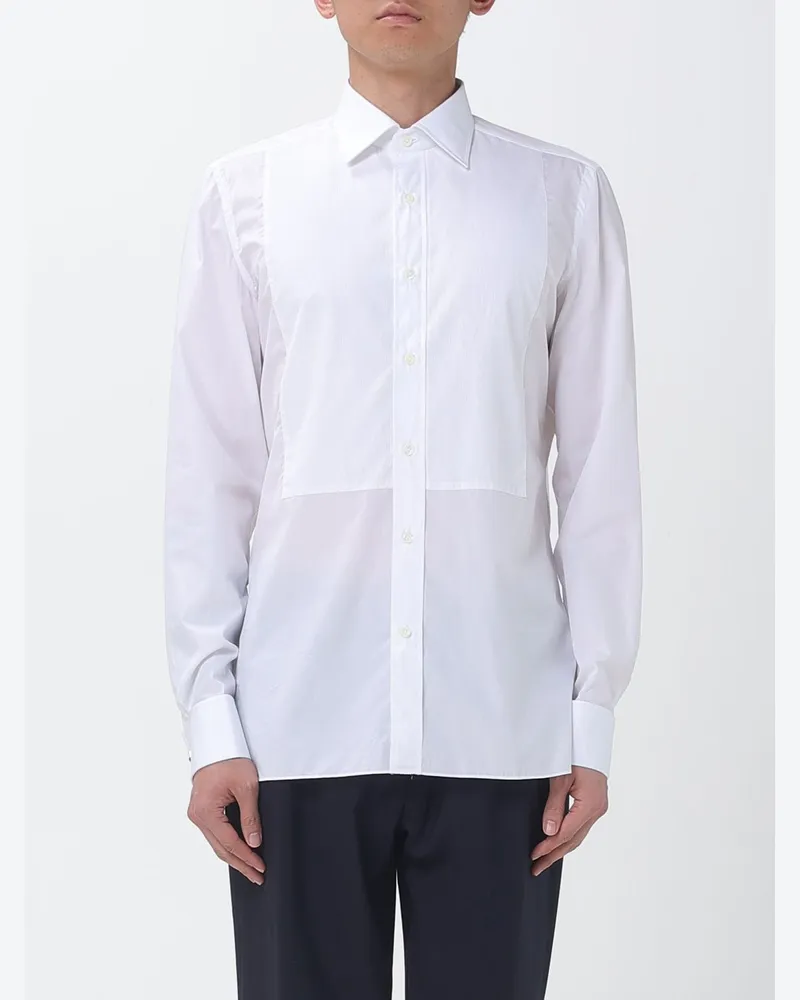 Luigi Borrelli Hemd herren Weiß