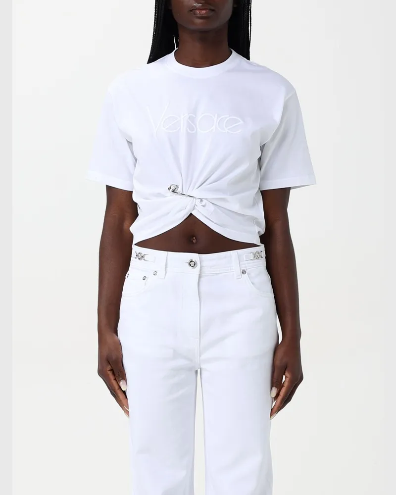 Versace T-shirt damen Weiß