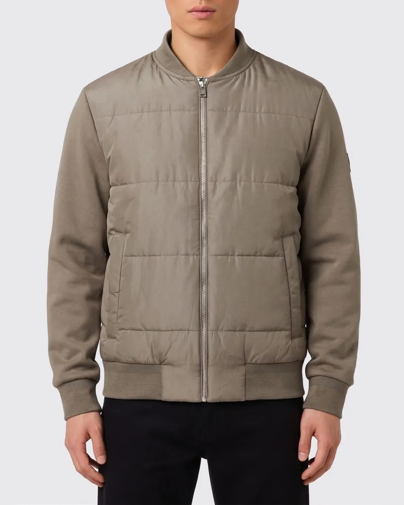 HUGO BOSS H-Skiles 100 Daunenjacke aus Baumwollmischung Beige