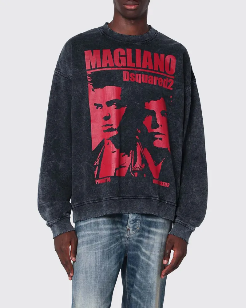 Dsquared2 Sweatshirt herren Grau