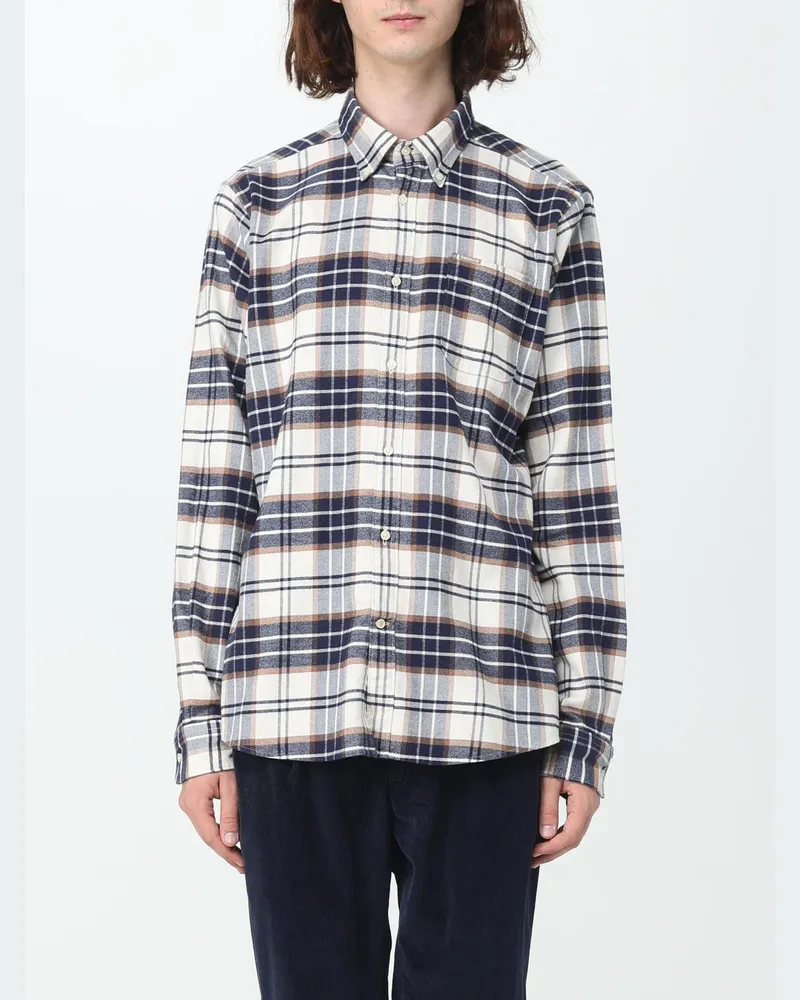 Barbour Hemd herren Weiß