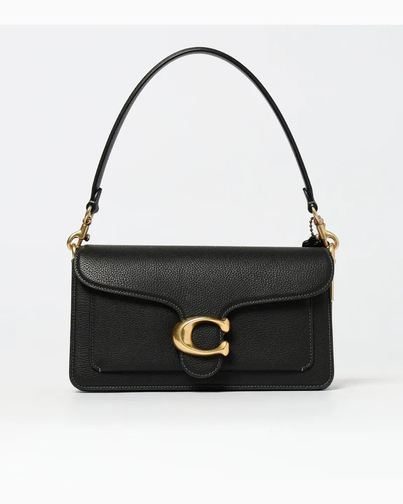 Coach Schultertasche damen Schwarz