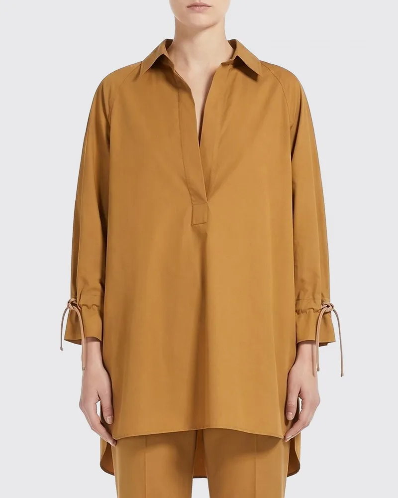 Max Mara Top damen Braun