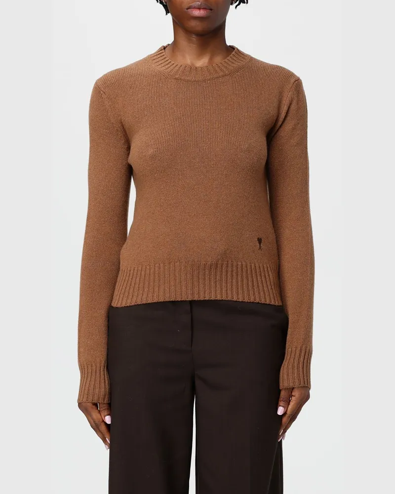 AMI Paris Pullover damen Haselnuss