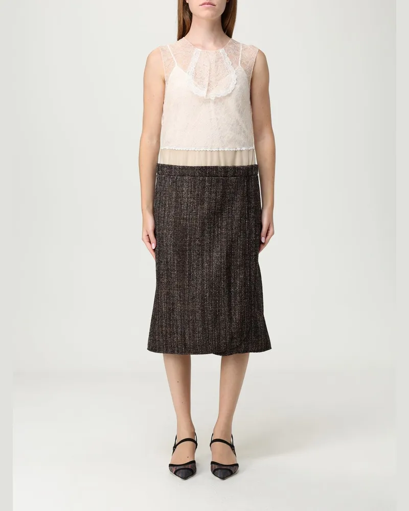 Fendi Kleider damen Rostbraun