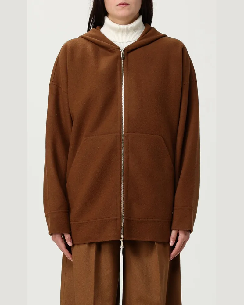 Max Mara Pullover damen Leder