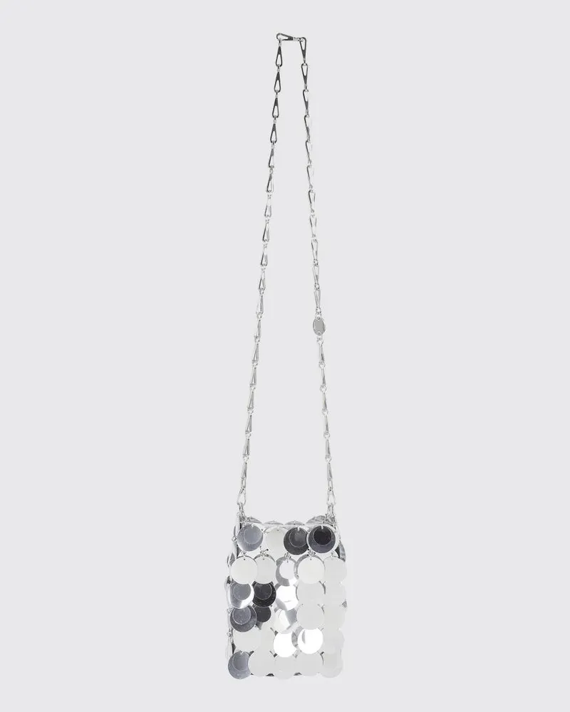 Paco Rabanne Schultertasche damen Silber