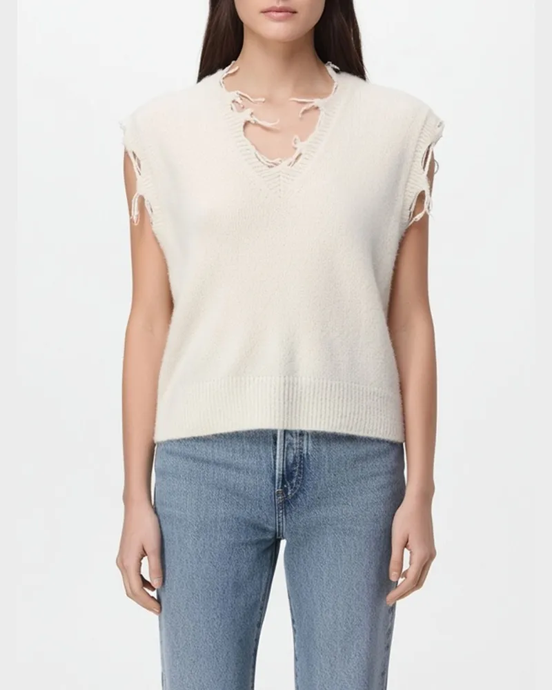 Haikure Top damen Weiß