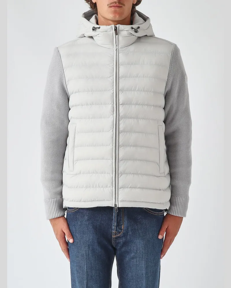 Colmar Wasserabweisende Stepp-Daunenjacke aus Nylon mit Kapuze für Herren Stahl