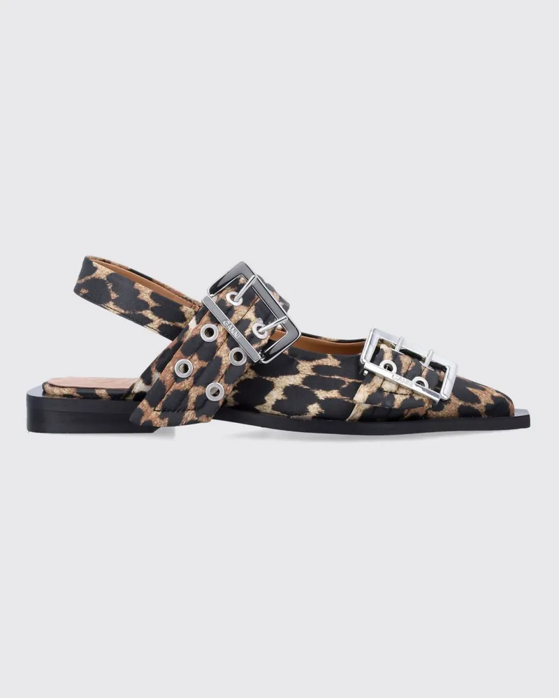 Ganni Flache schuhe damen Braun