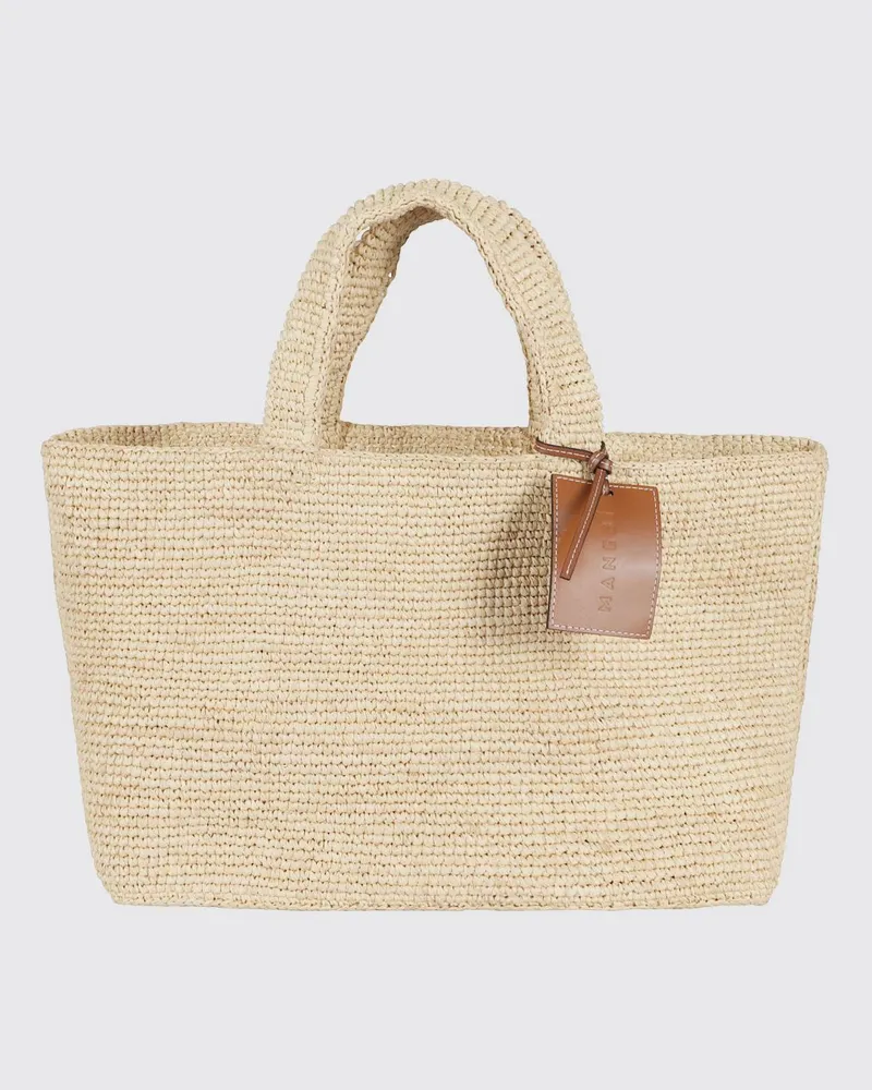 Manebí Sunset Häkel-Raffia-Tasche Natural