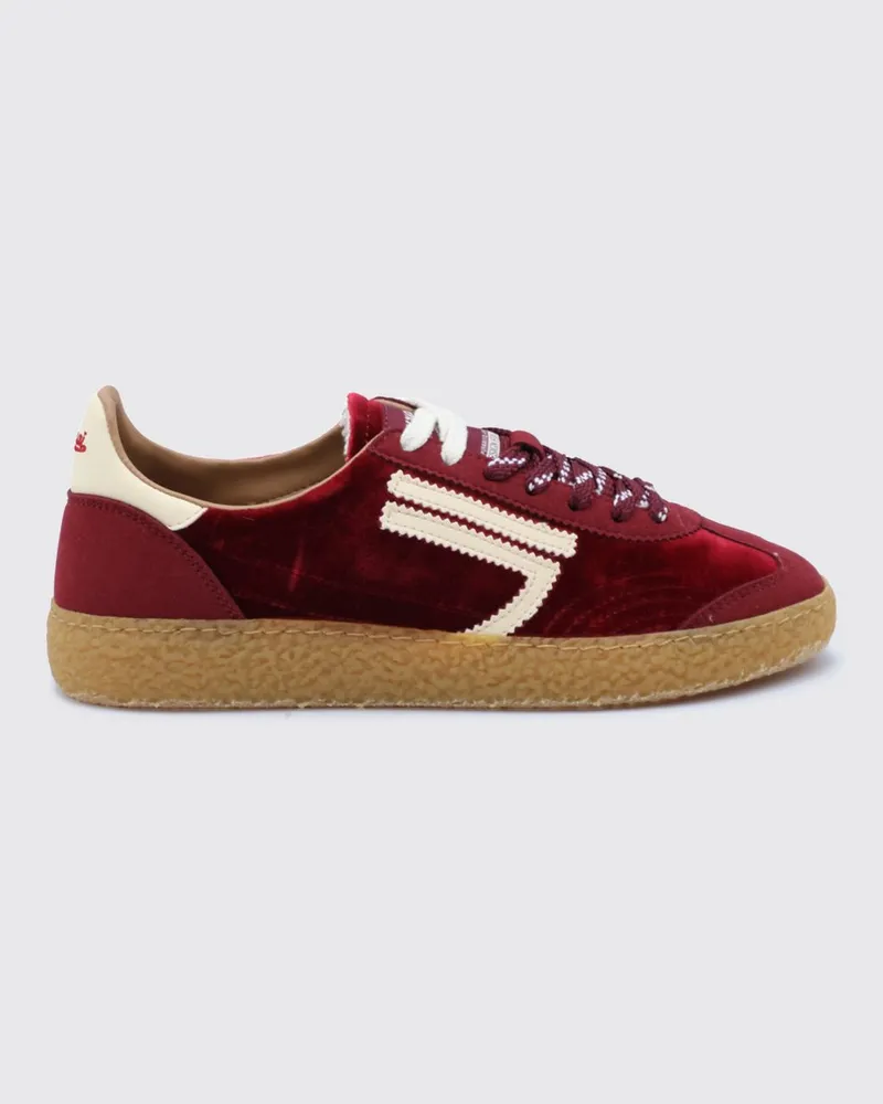 Puraai 6.01 XS Sneaker aus veganem Leder und recyceltem Mikrowildleder Burgunderrot