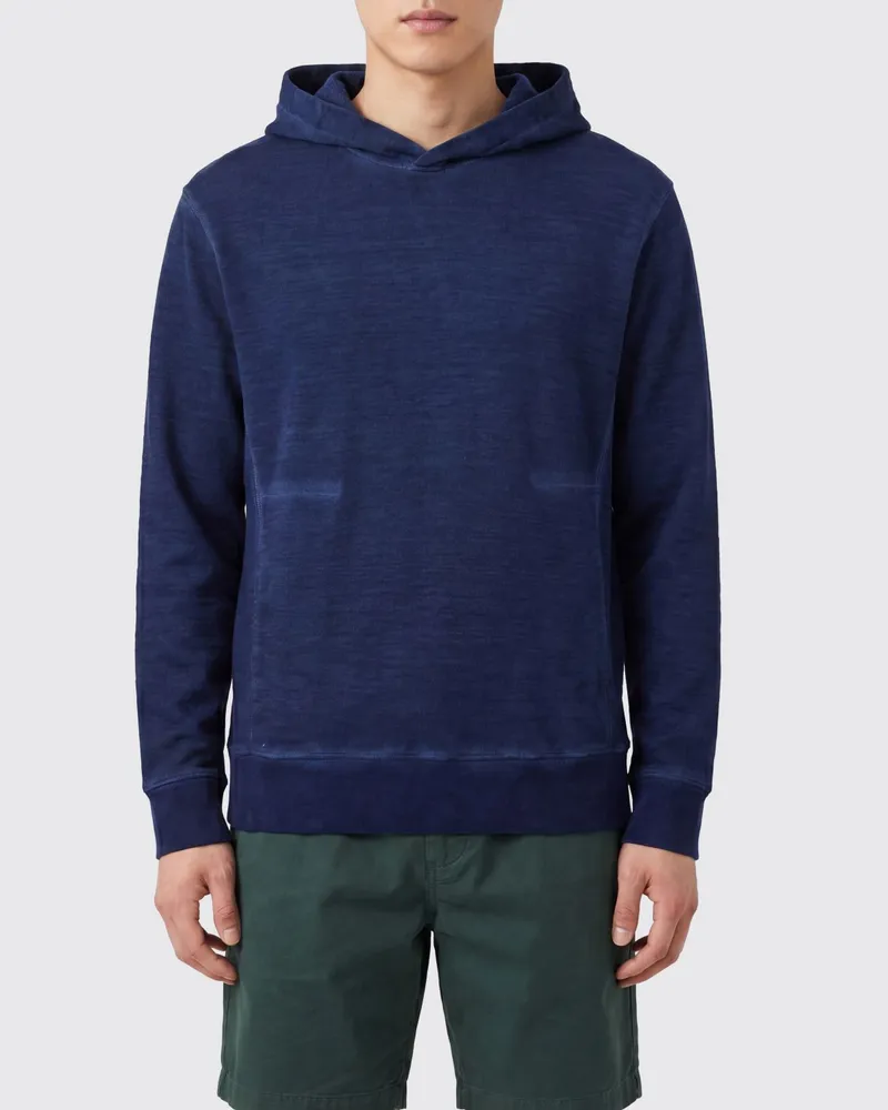 120% Lino T-shirt herren Navy