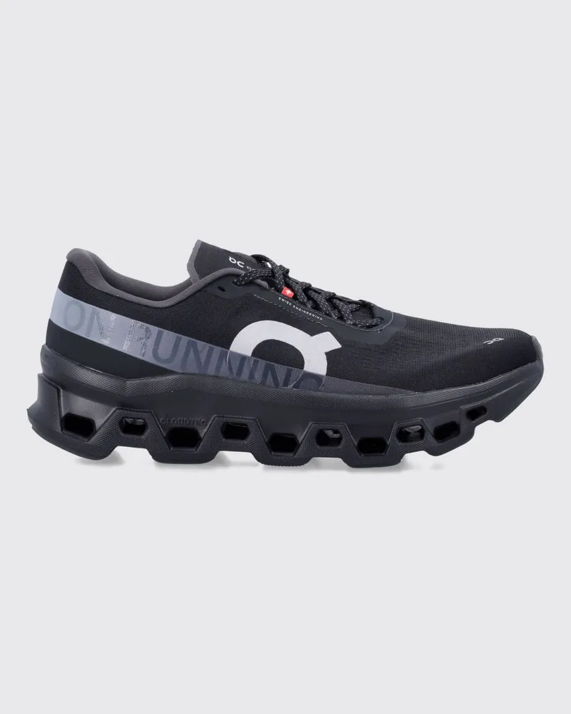 ON Cloudmonster 1 Sneakers aus recyceltem Stoff mit gedämpfter Sohle Schwarz