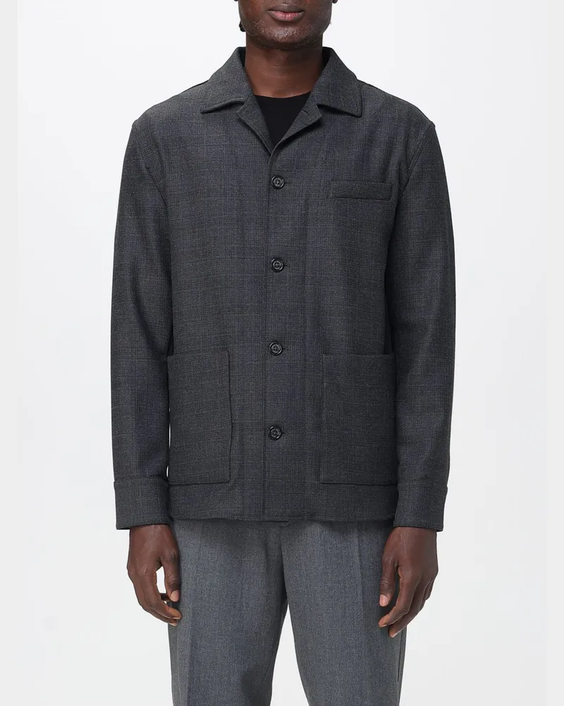 Paolo Pecora Milano Jacke herren Grau