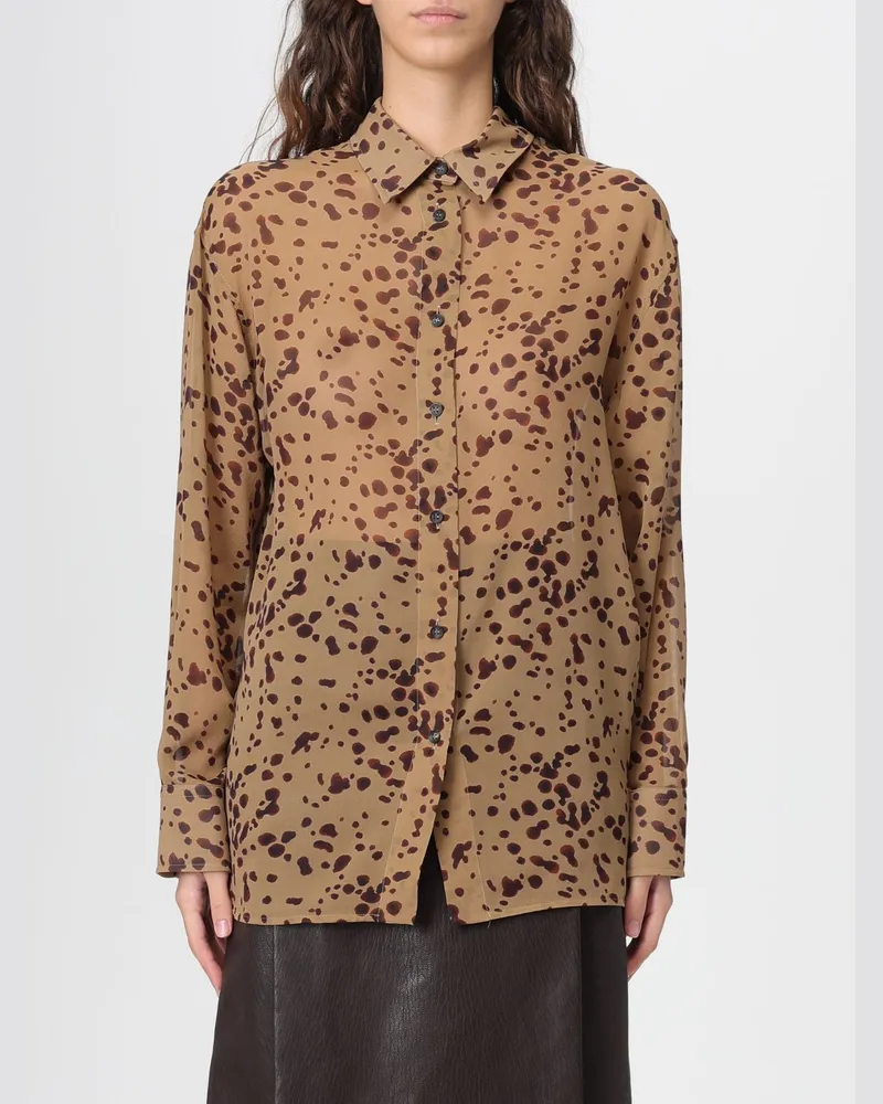 Ferragamo Hemdbluse damen Camel