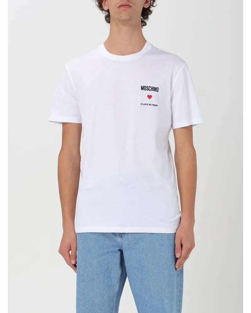 Moschino T-shirt herren Weiß